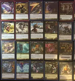 World of Warcraft TCG Upper Deck Card Lot - Ruthlessness, Angrida - ~40 Cards - Image 1