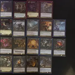 World of Warcraft TCG Upper Deck Card Lot - Ruthlessness, Angrida - ~40 Cards - Image 2