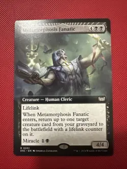 Metamorphosis Fanatic (Extended Art) Commander Magic the Gathering Card - Image 1