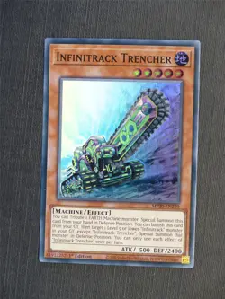 Infinitrack Trencher MP20 Super Rare - 1st ed - Yugioh Cards #5HH - Image 1