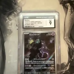 Pokemon Mewtwo Art Rare Holo CGC 9 Sv2a Card 151 183/165 Japanese 2023 - Image 1