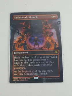 Magic The Gathering English Underworld Breach Borderless NM Foil MTG - Image 1