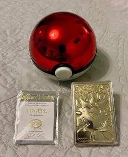 Complete 1999 Burger King Promo 23K Gold Plated TOGEPI Card Original Set - Image 2