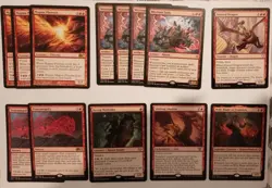 MTG - RED Collection - 500 + cards - inc Rares, Goblins, Dragons and more - Image 4