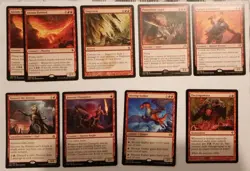 MTG - RED Collection - 500 + cards - inc Rares, Goblins, Dragons and more - Image 5