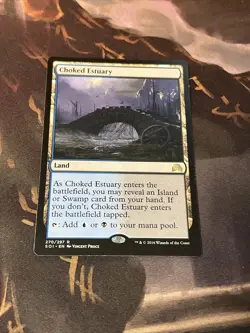 MTG - Choked Estuary - Shadows Over Innistrad - NM, English Magic FLAT RATE SHIP - Image 1