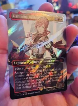 Lightning Army of One Borderless Surge Foil Magic: The Gathering Final Fantasy - Image 1