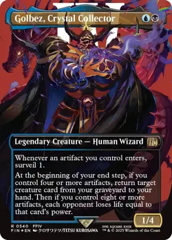 Golbez, Crystal Collector (Borderless) (Surge Foil) [FIN - 540] - NM TCG MTG - Image 1