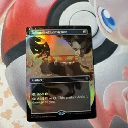 Talisman of Conviction (Borderless) 428 Secrets of Strixhaven MTG Foil NM - Image 2