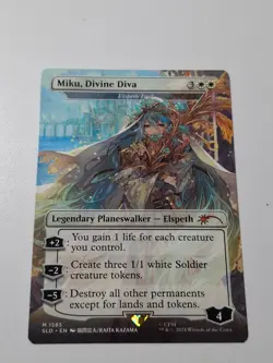 Miku, Divine Diva - Elspeth Tirel Secret Lair Drop Regular - Image 1
