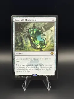 MTG Emerald Medallion 291 Modern Horizons 3 NM Regular - Image 1