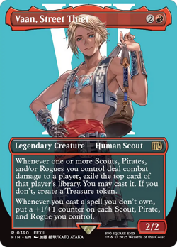 Vaan, Street Thief (Borderless) [FINAL FANTASY] Magic MTG - Image 1