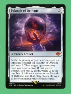 MTG Palantir of Orthanc Mythic Rare (Lord of the Rings) 0247 - Image 1