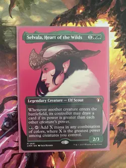 Selvala, Heart of the Wilds (Borderless) Commander Masters Regular - Image 1