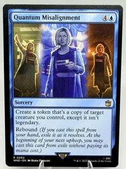 Quantum Misalignment DOCTOR WHO Universes Beyond Rare MTG NM 0052 - Image 1
