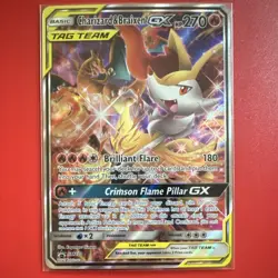 The Pokemon Company Charizard & Braixen GX SM230 Sun & Moon Promo Holo EN 270HP - Image 1