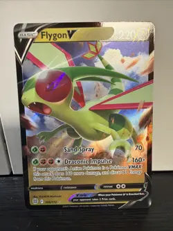 Pokemon TCG Sword & Shield: Brilliant Stars Flygon V 106/172 Holo Ultra Rare - Image 1