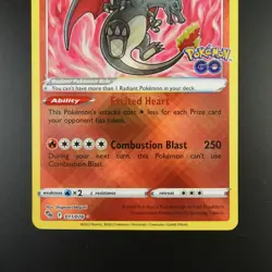 Radiant Charizard 011/078 Pokemon Go Holo Pokemon Card - Image 3