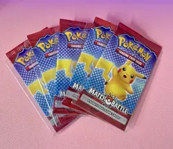 Pokemon Match Battle McDonald's Promo Sealed Booster Pack 2022 (Set of 5) - Image 1