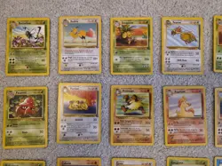 🔥 Jungle Set Complete Uncommon & Common Pokemon Cards Bundle 1999 WOTC 🔥 - Image 2