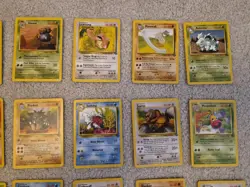 🔥 Jungle Set Complete Uncommon & Common Pokemon Cards Bundle 1999 WOTC 🔥 - Image 3