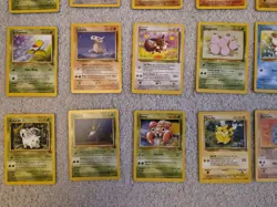 🔥 Jungle Set Complete Uncommon & Common Pokemon Cards Bundle 1999 WOTC 🔥 - Image 4