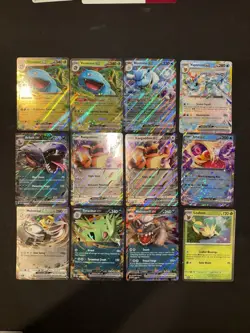 Pokemon 151, PRE, SCR, SVI 12 Card Lot With ex And Black Star Promo NM - Image 1