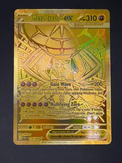 Pokemon Gold Mega Zygarde EX Mega Hyper Rare 124/088 Near Mint Perfect Order - Image 2