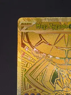Pokemon Gold Mega Zygarde EX Mega Hyper Rare 124/088 Near Mint Perfect Order - Image 4