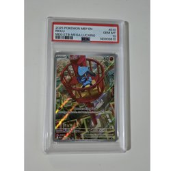 Riolu #010 2025 Me: Mega Evolution Promo Holo PSA 10 Gem Mint 💎 Pokemon TCG - Image 1