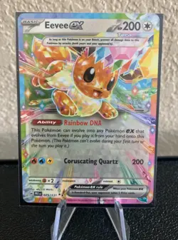 Pokemon TCG: Eevee ex 075/131 Sv: Prismatic Evolutions Holo - Image 1
