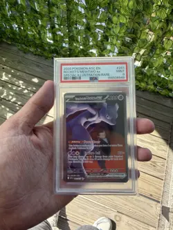 2026 POKEMON ASC EN-SPECIAL ILLUSTRATION RARE #281 TEAM ROCKET'S MEWTWO EX PSA 9 - Image 1