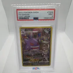 2022 Pokemon Sword and Shield Lost Origin Gengar Trainer Gallery PSA 9 #TG06 - Image 1