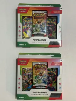 Pokemon TCG First Partner Illustration Collection Series 1 - 2 boxes SEALED NEW - Image 1