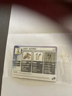 Pokemon Battle e-reader Card Lady Astrid SEALED Sapphire Version Insert - Image 1