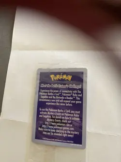 Pokemon Battle e-reader Card Lady Astrid SEALED Sapphire Version Insert - Image 2