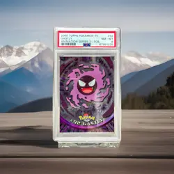 PSA 8 2000 Topps Gastly #92 Pokemon T.V. Animation Series 2 Foil - Image 1