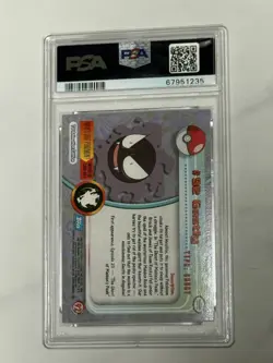 PSA 8 2000 Topps Gastly #92 Pokemon T.V. Animation Series 2 Foil - Image 4