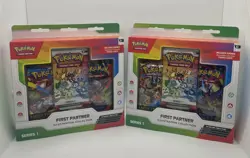 Pokemon First Partner Illustration Collection Series 1 Box Sealed LOT OF 2 - Image 1