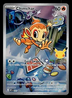 Chimchar MEP 041 First Partner Illustration Rare Promo Pokemon NM - Image 1
