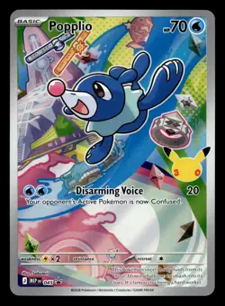 Popplio MEP 045 First Partner Illustration Rare Promo Pokemon NM - Image 1