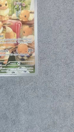Pokemon TCG Eevee 188/167 Twilight Masquerade Illustration Rare Full Art Holo - Image 4