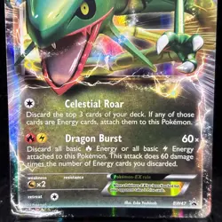 Rayquaza EX BW47 Black & White Holo 2012 Promo Pokemon Card - Image 2