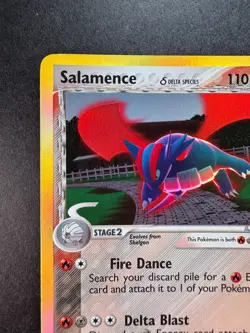 2005 Pokemon Salamence 14/113 Reverse Holo EX Delta Species - Image 2