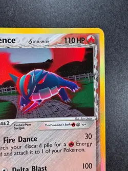 2005 Pokemon Salamence 14/113 Reverse Holo EX Delta Species - Image 3