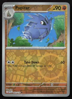 Pupitar 081/159 Common Journey Together Pokemon Reverse Holo Near Mint - Image 1