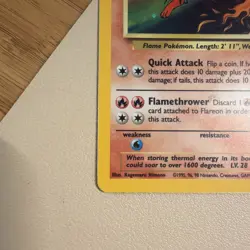 Pokemon Flareon 3/64 Holo Unlimited Jungle - MP - Image 2