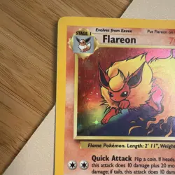 Pokemon Flareon 3/64 Holo Unlimited Jungle - MP - Image 5
