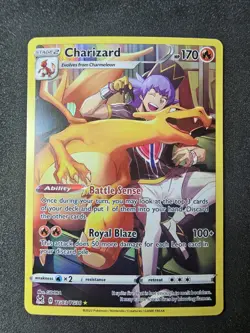 Pokemon TCG Charizard TG03/TG30 Lost Origin Trainer Gallery Holo UR Eng 170 NM - Image 1