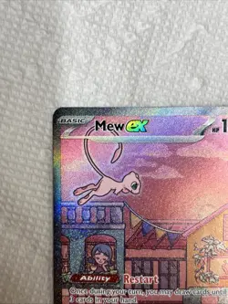 2023 Pokemon S&V Mew EX F/A Holo Black Star Promo 053 Free Shipping - Image 2